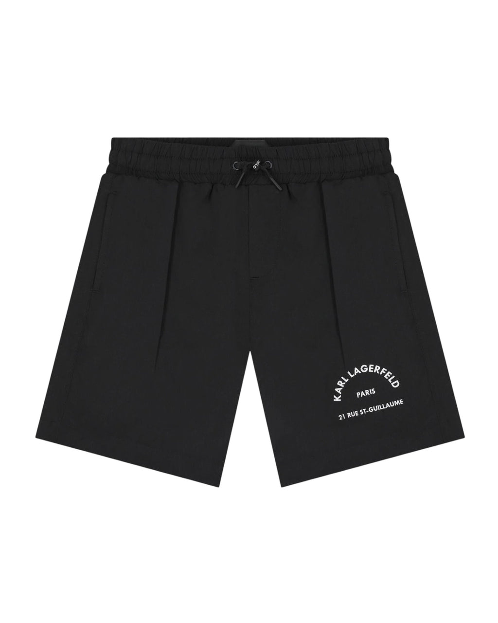 Black Logo Swim Shorts