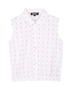 Printed Sleeveless Blouse
