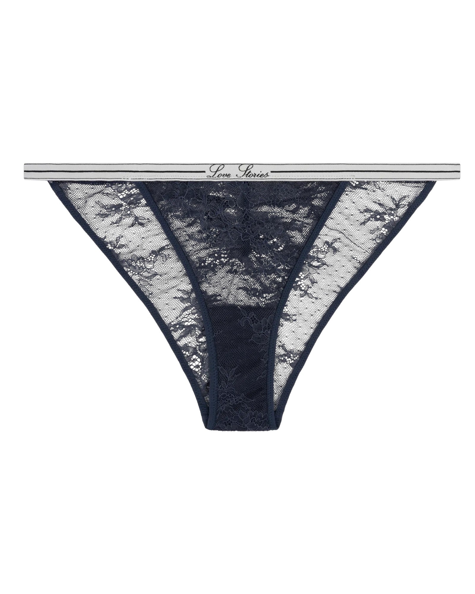 Comfortable Blue Lace Briefs