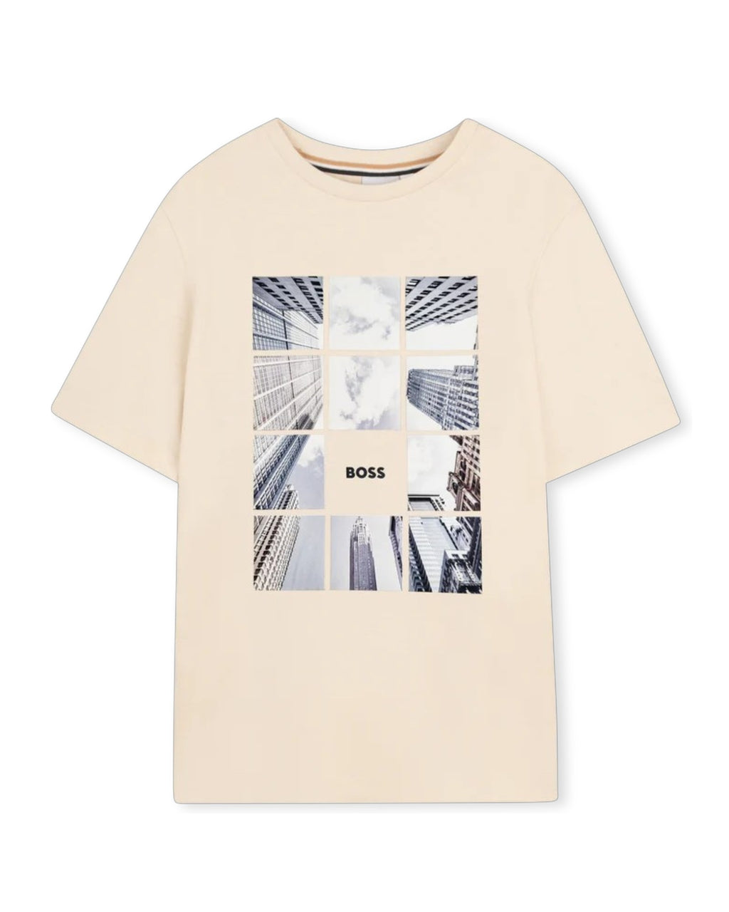 Ecru Short-Sleeved T-Shirt