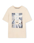 Ecru Short-Sleeved T-Shirt