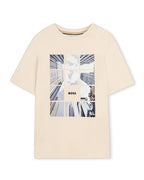 Ecru Short-Sleeved T-Shirt