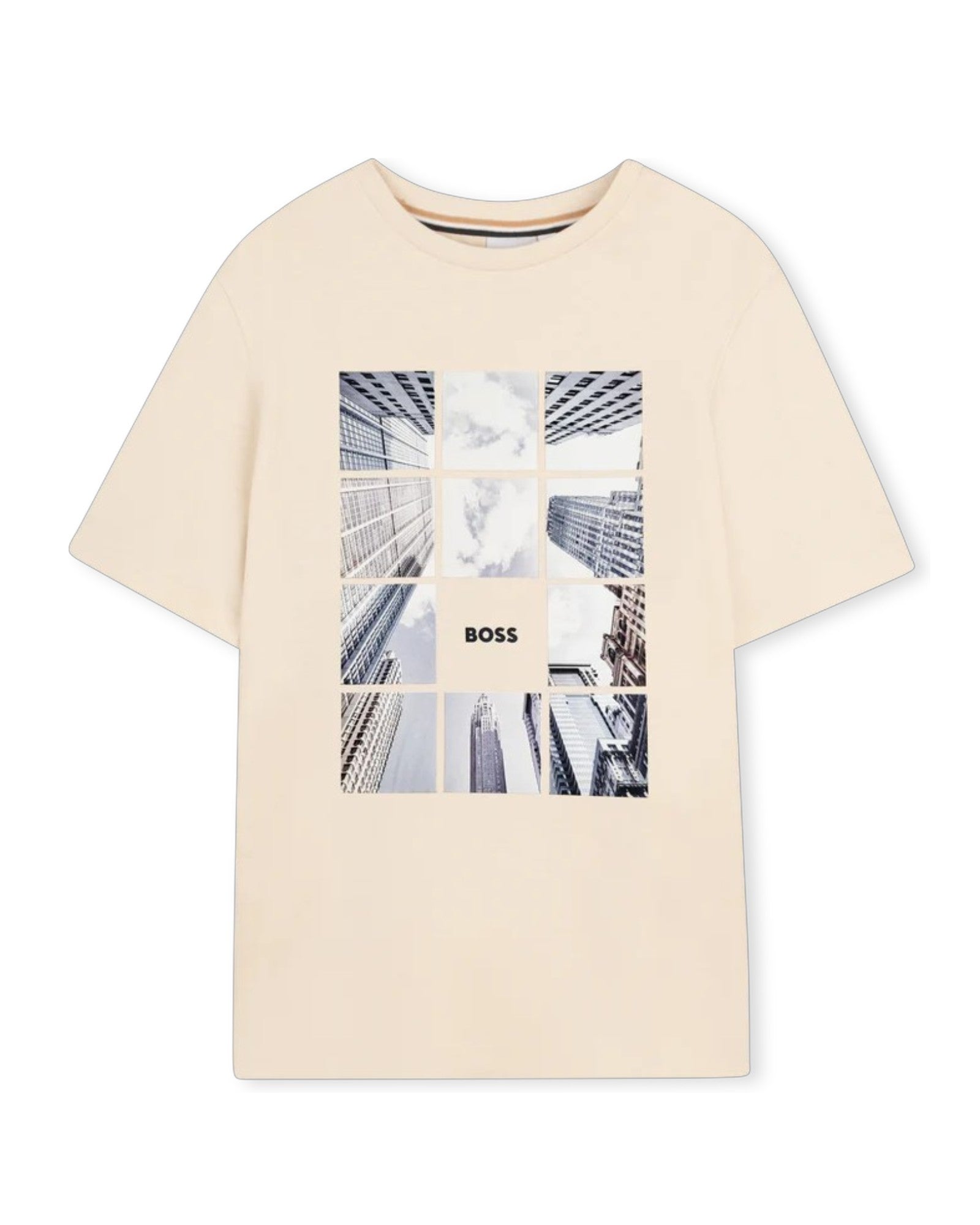 Ecru Short-Sleeved T-Shirt