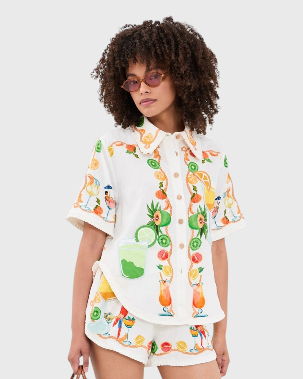 Off-White Biricutico Scarf Embroidered Set