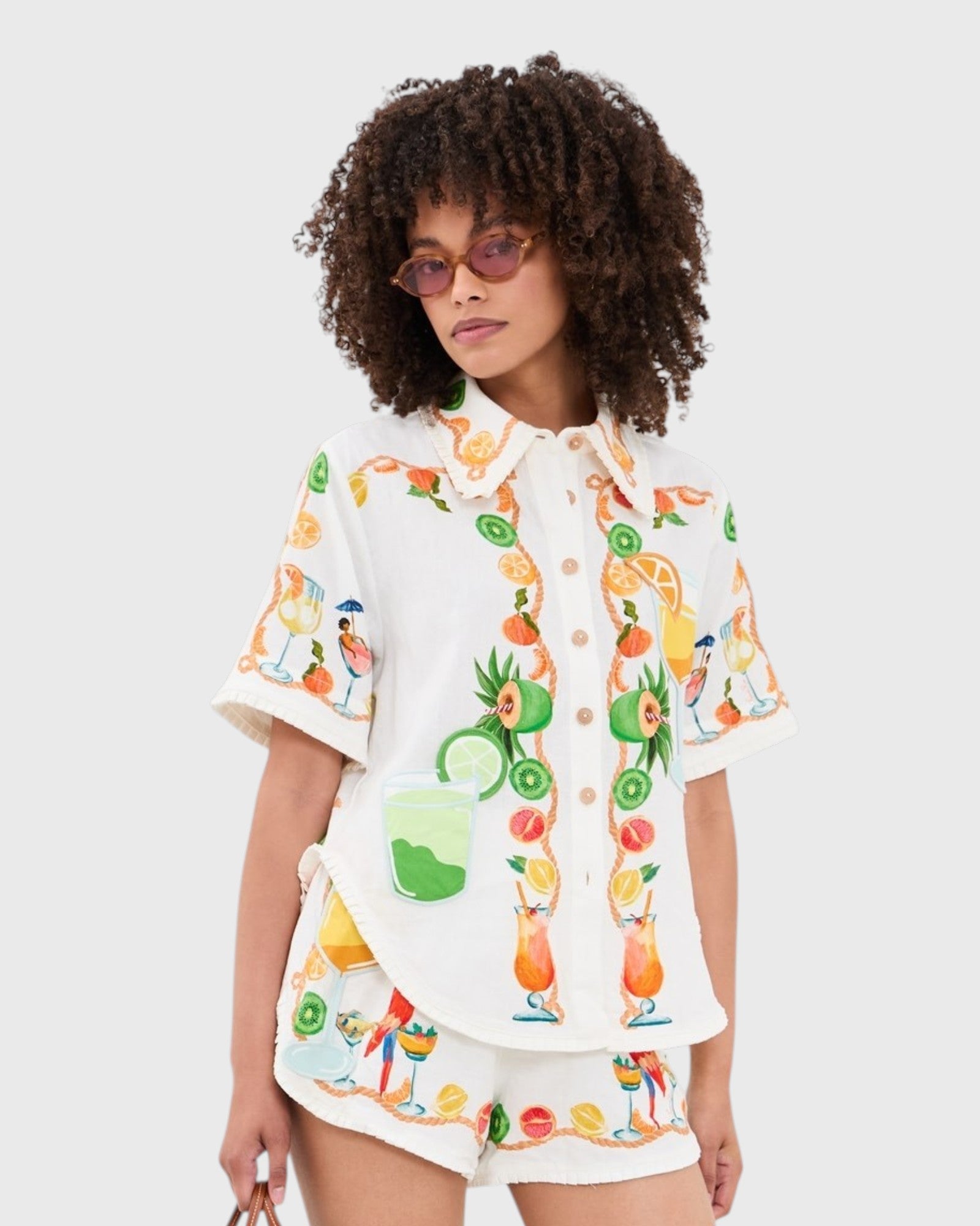 Off-White Biricutico Scarf Embroidered Set