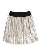 Girls Gold Bubble Skirt