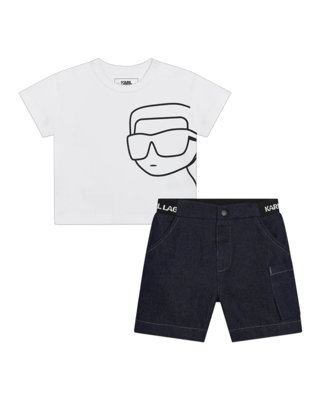 White & Blue Karlito Set