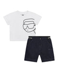 White & Blue Karlito Set