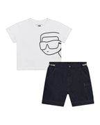 White & Blue Karlito Set