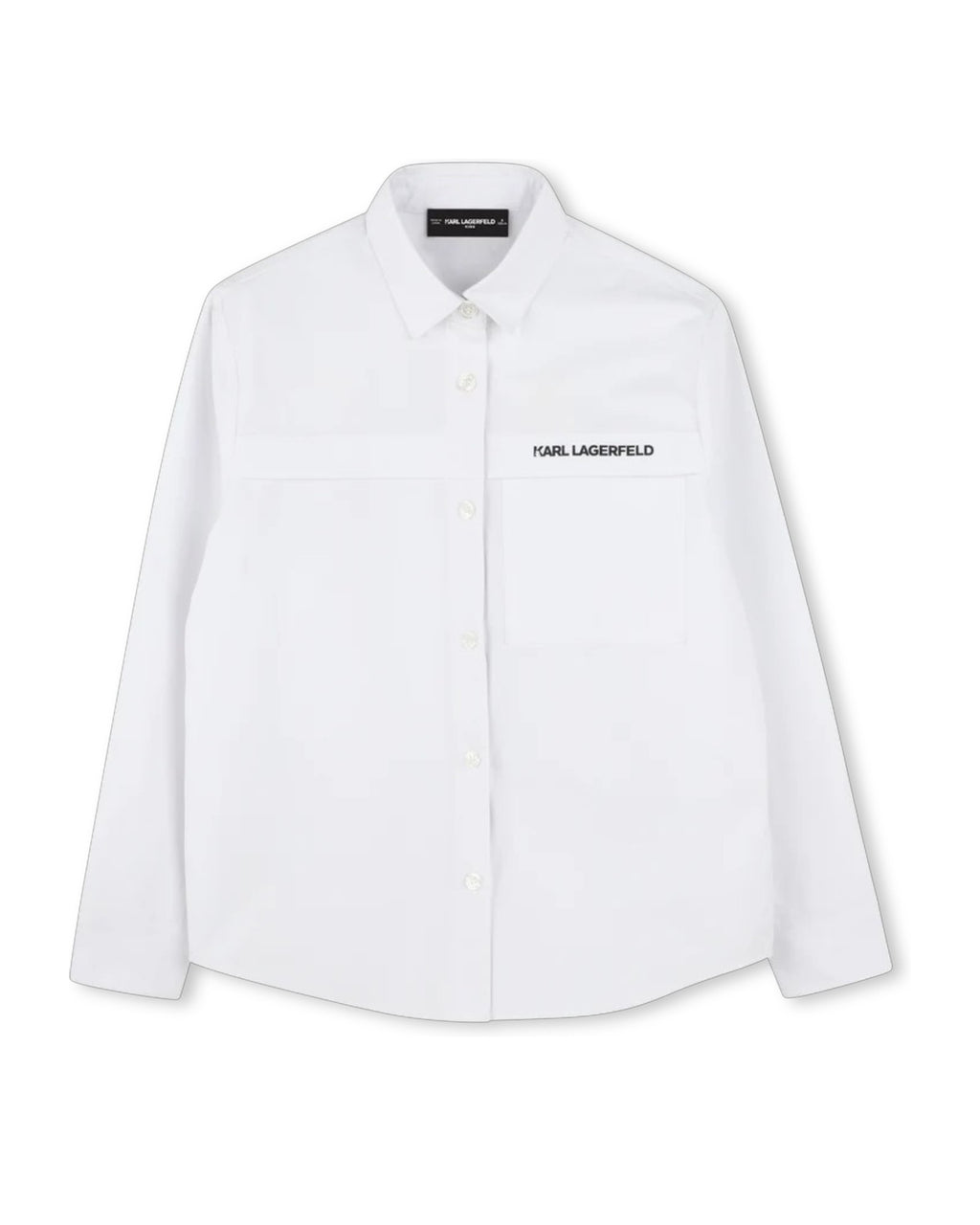 Long-Sleeved White Shirt
