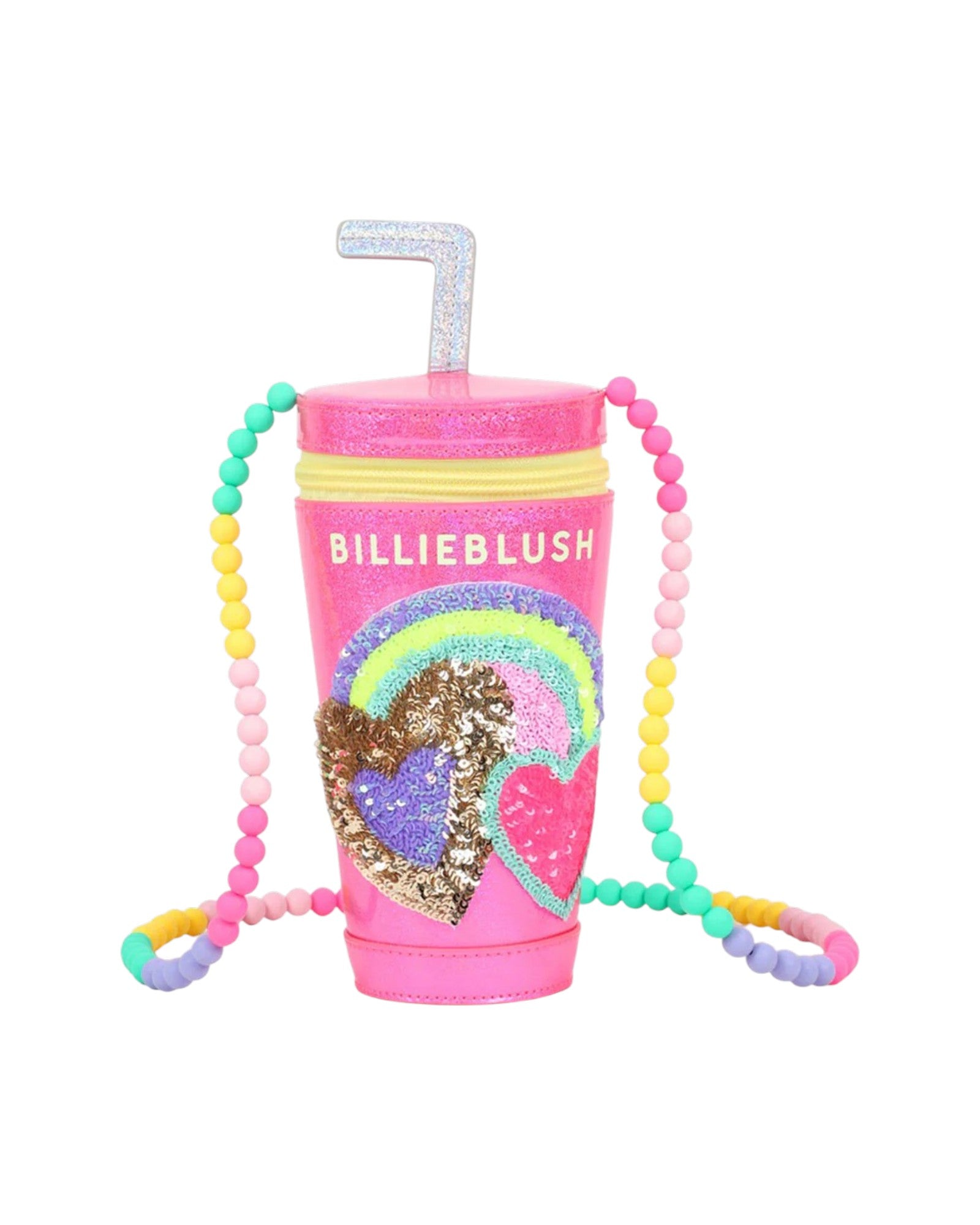 Milkshake beaded rainbow shoulder bag