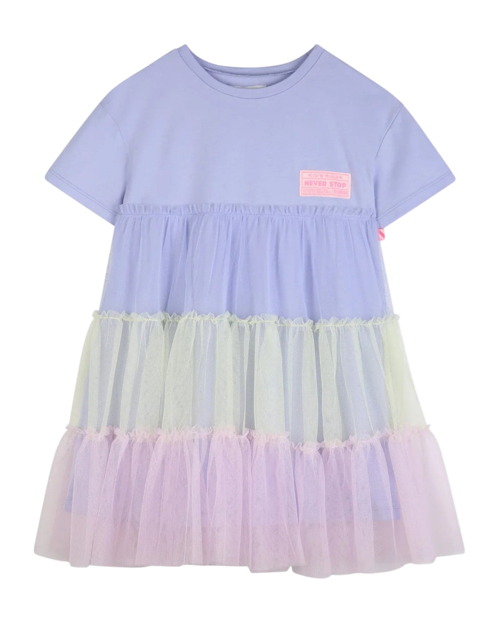 Bi-Material Layered Dress