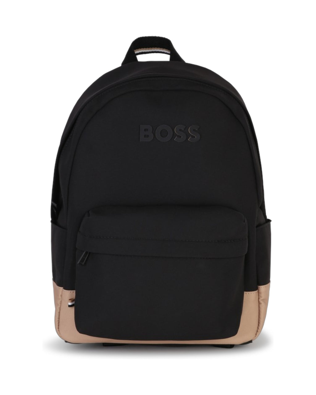 Black And Beige Backpack