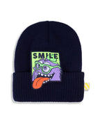 Knitted Patch Beanie