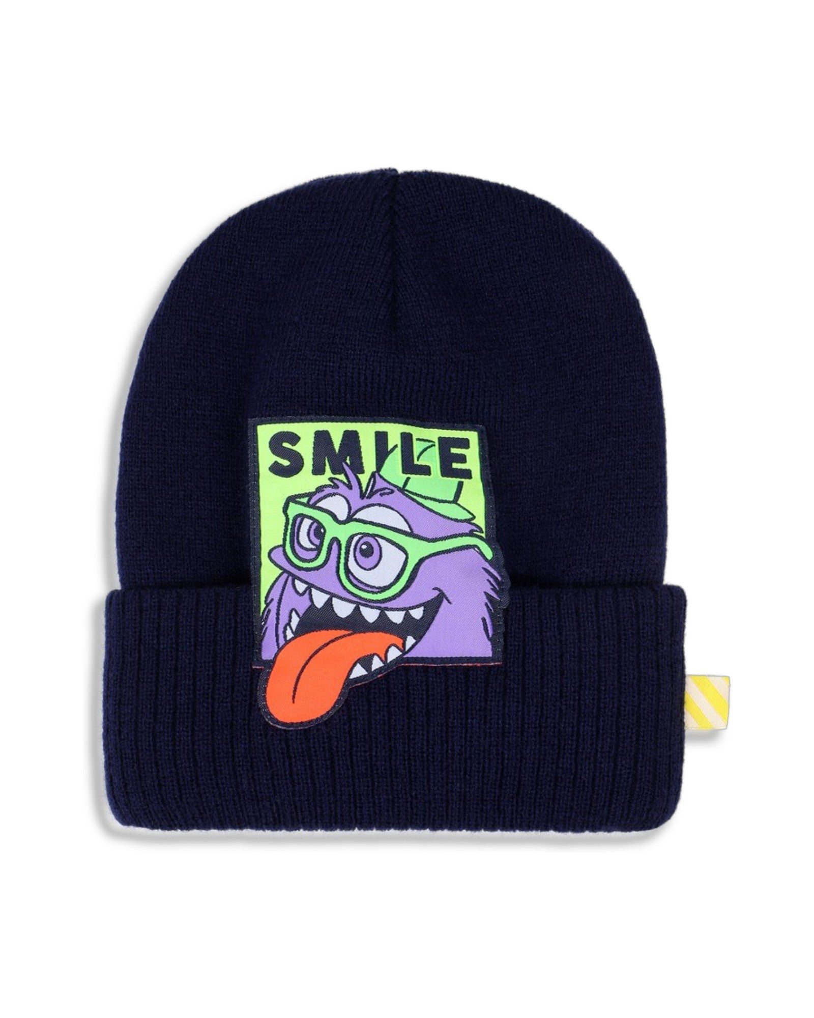 Knitted Patch Beanie