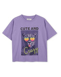 Purple T-Shirt With Print