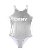 Logo Silver Swimsuit