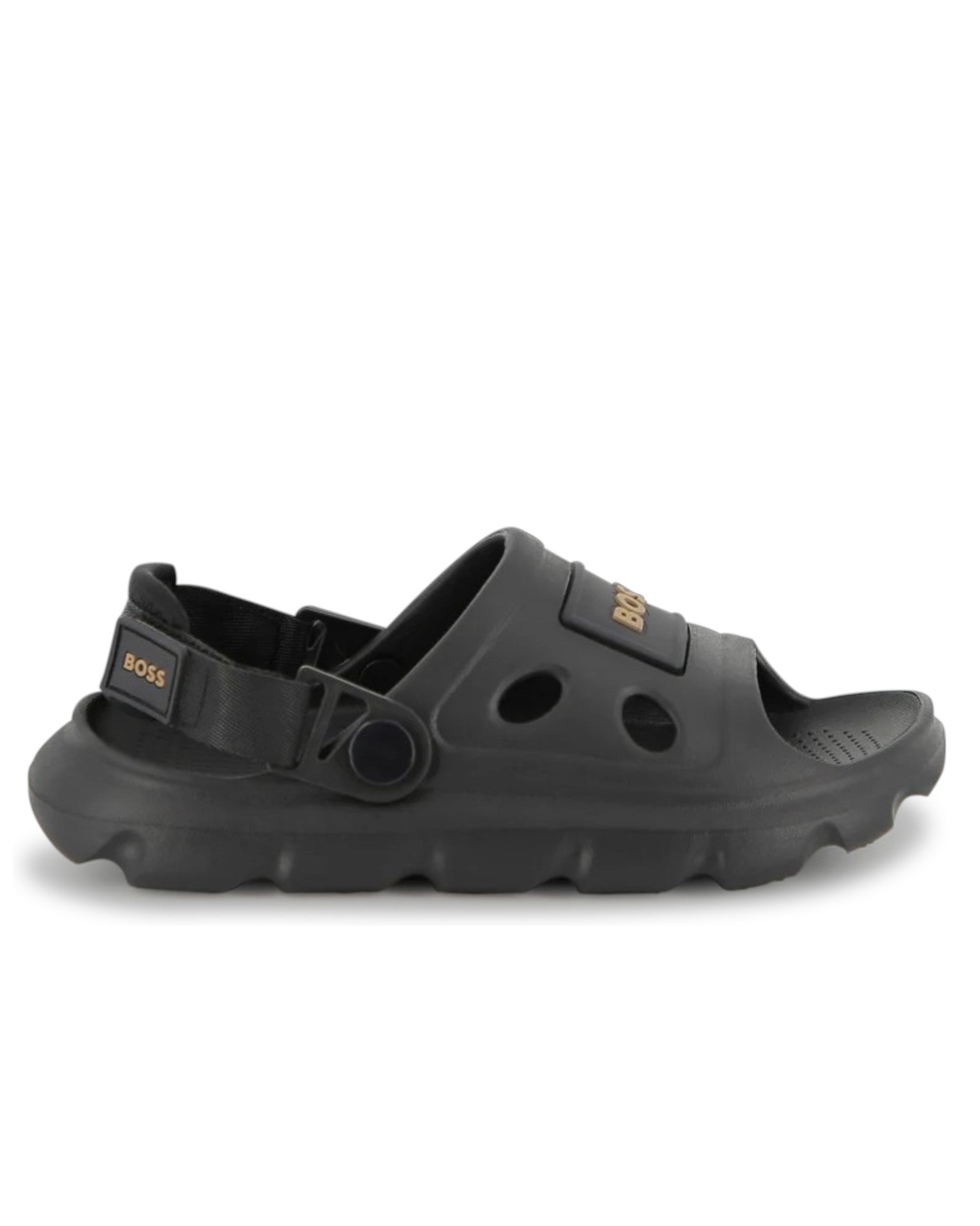 Sandals With Hook And Loop Fasteners