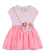 Bi-Material Baby Dress