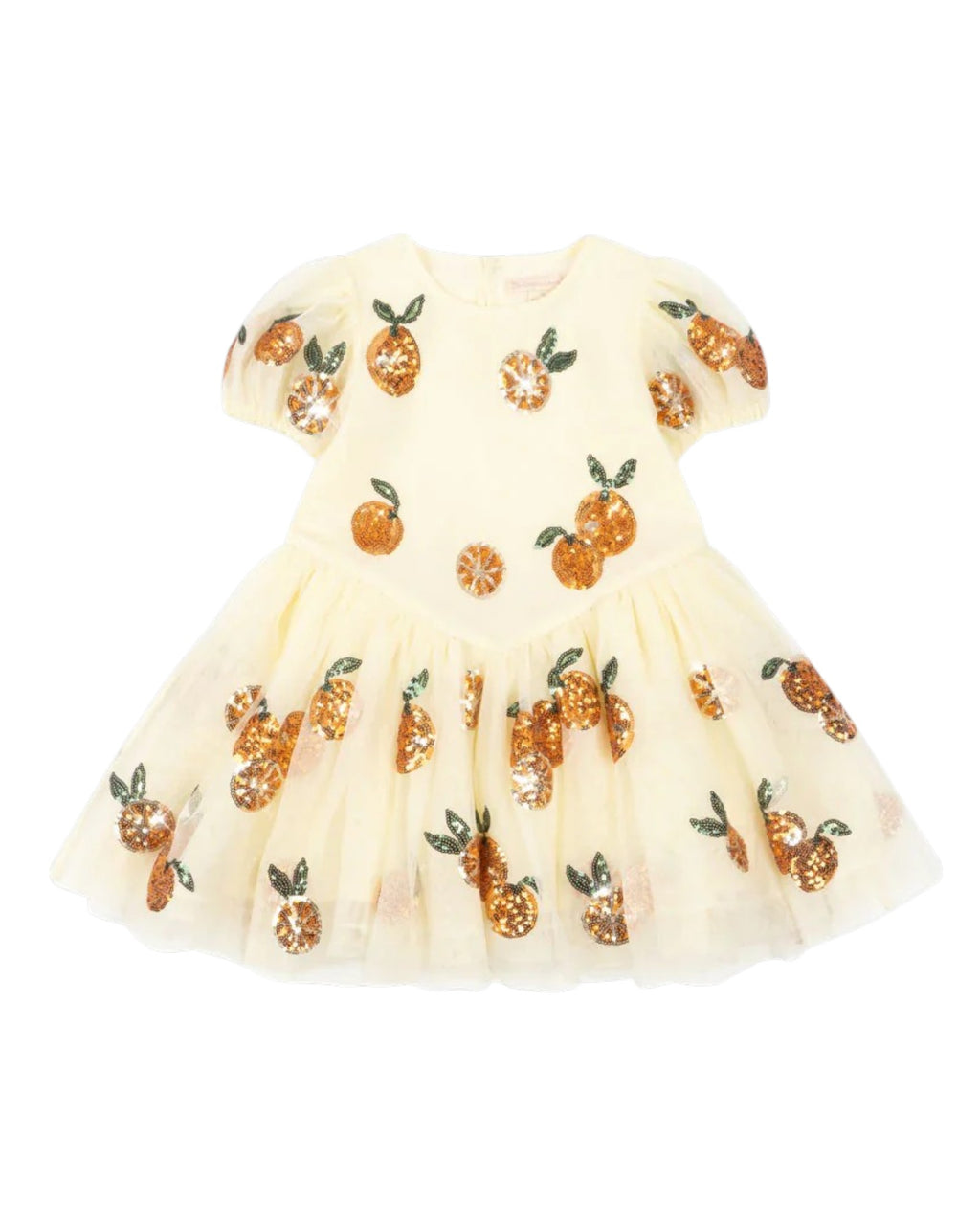 Orange Tulle Dress