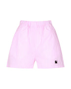 Pink Striped Shorts