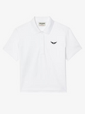 Mirta Cropped Polo T-Shirt