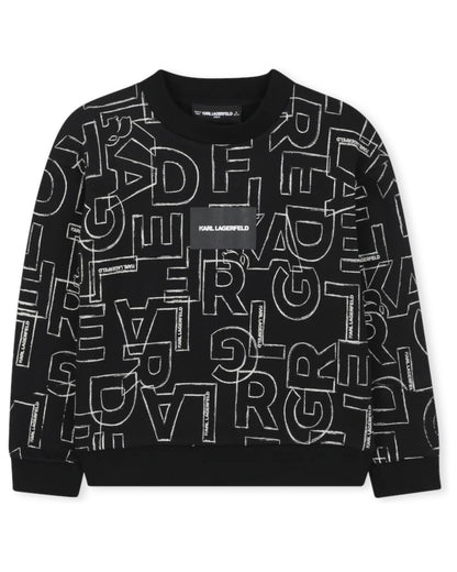 Letters Print Sweatshirt