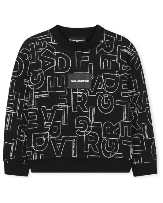 Letters Print Sweatshirt