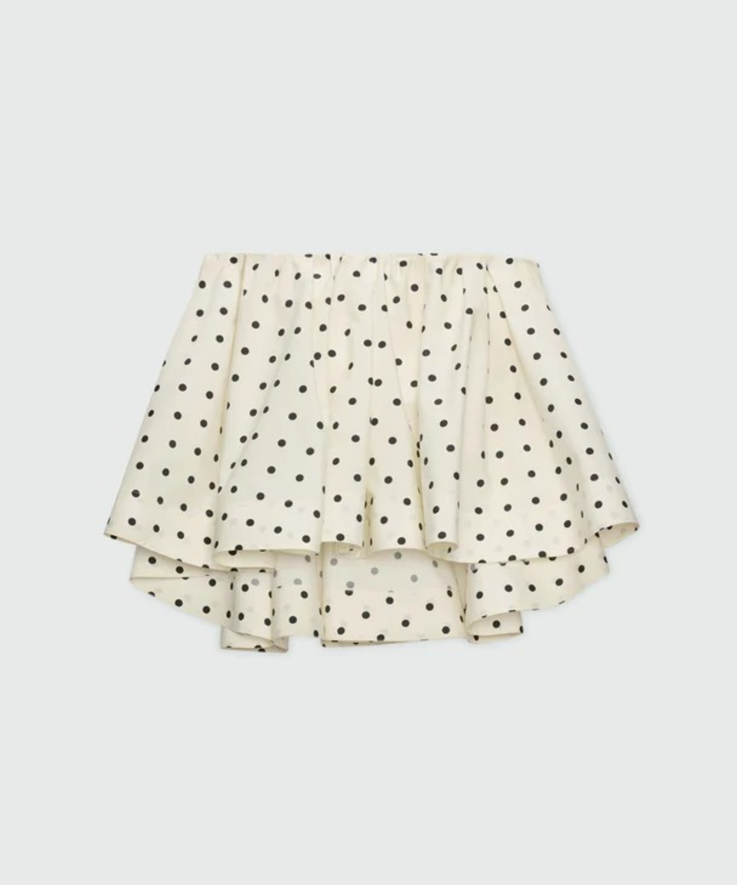 Polka Dot Poplin Bandeau Top