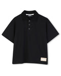Boys Black Logo Polo Shirt