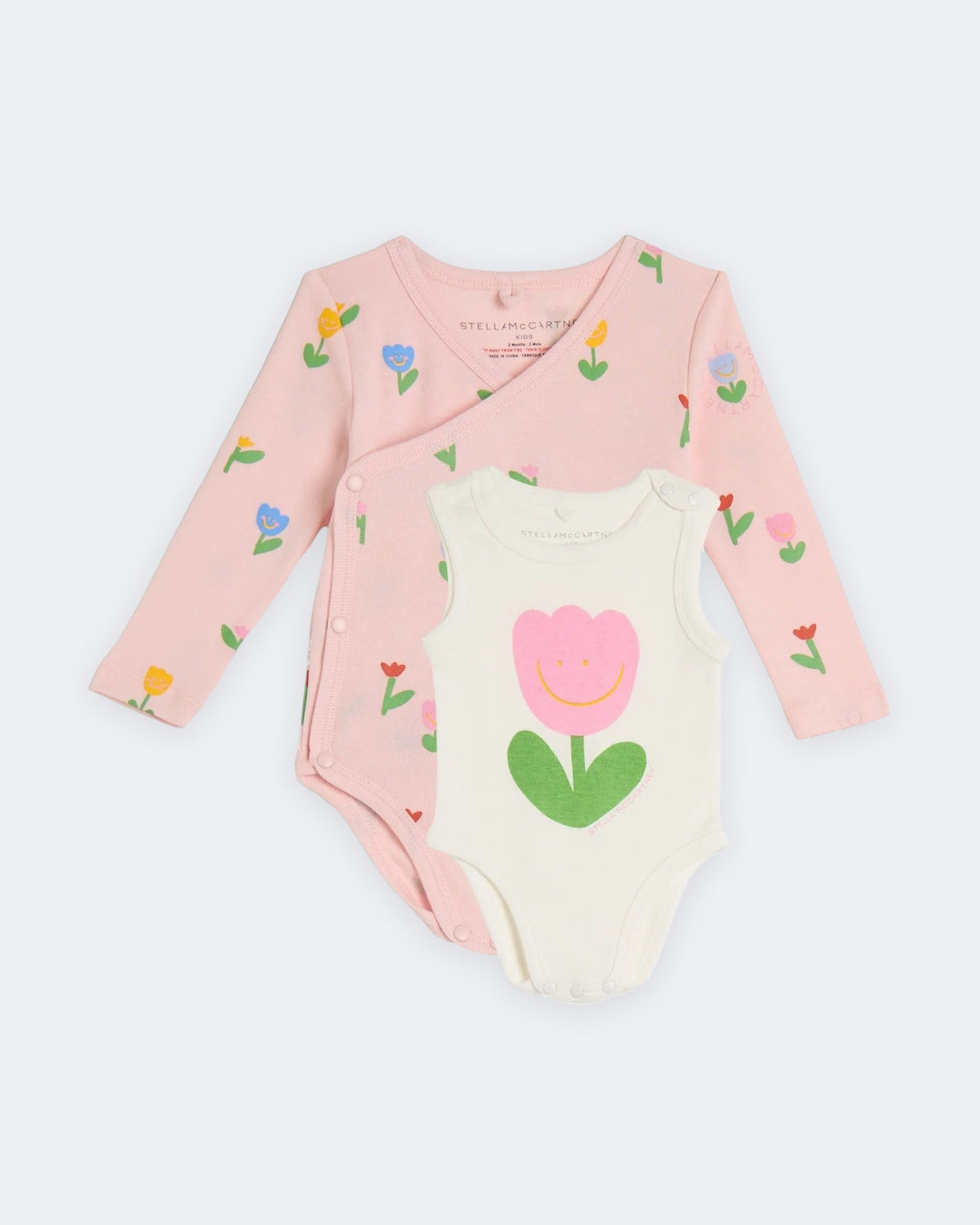 Baby Girl 2-Piece Set Floral Bodysuits