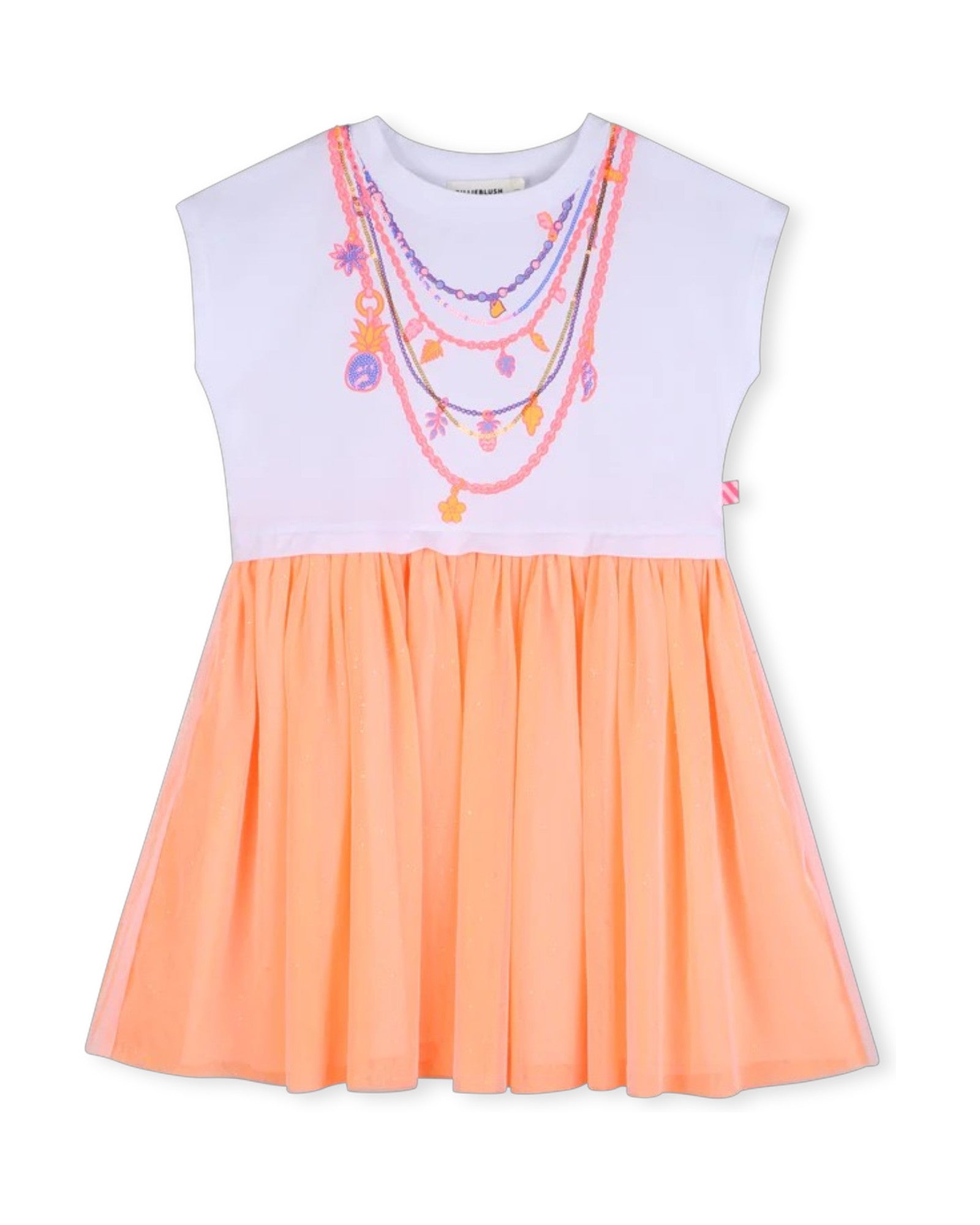 Short Sleeve Coral Dress