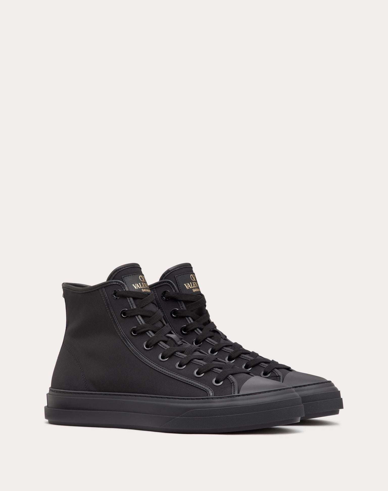 VALENTINO - Обувки - Blk Totaloop High Top Sneakers - Love|Labels