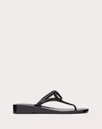 VALENTINO - Обувки - V Logo Black Slides - Love|Labels