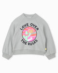 Fleece Grey Sweatshirt