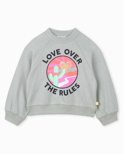 Fleece Grey Sweatshirt