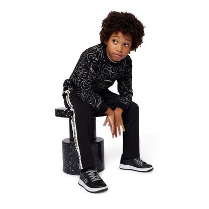 Black Sporty Sweatpants