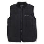 Black Puffer Sleeveless Jacket