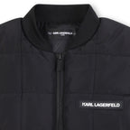Black Puffer Sleeveless Jacket