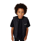 Black Puffer Sleeveless Jacket