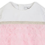 Pink And White Tulle Dress