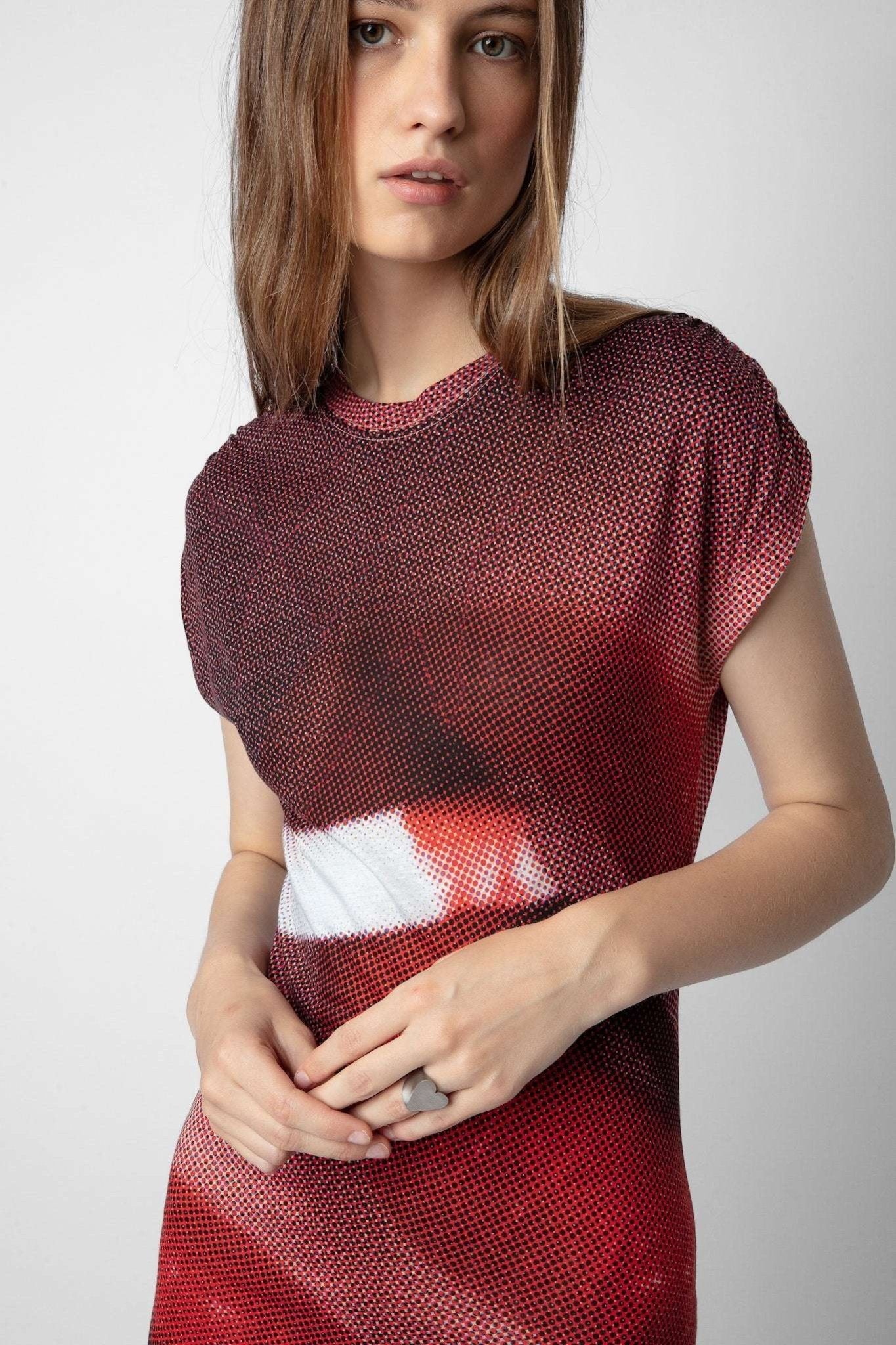 Zadig&Voltaire - Рокли - Adoni Lips Dress - Love|Labels