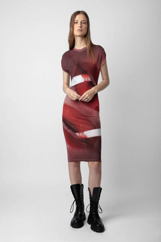 Zadig&Voltaire - Рокли - Adoni Lips Dress - Love|Labels