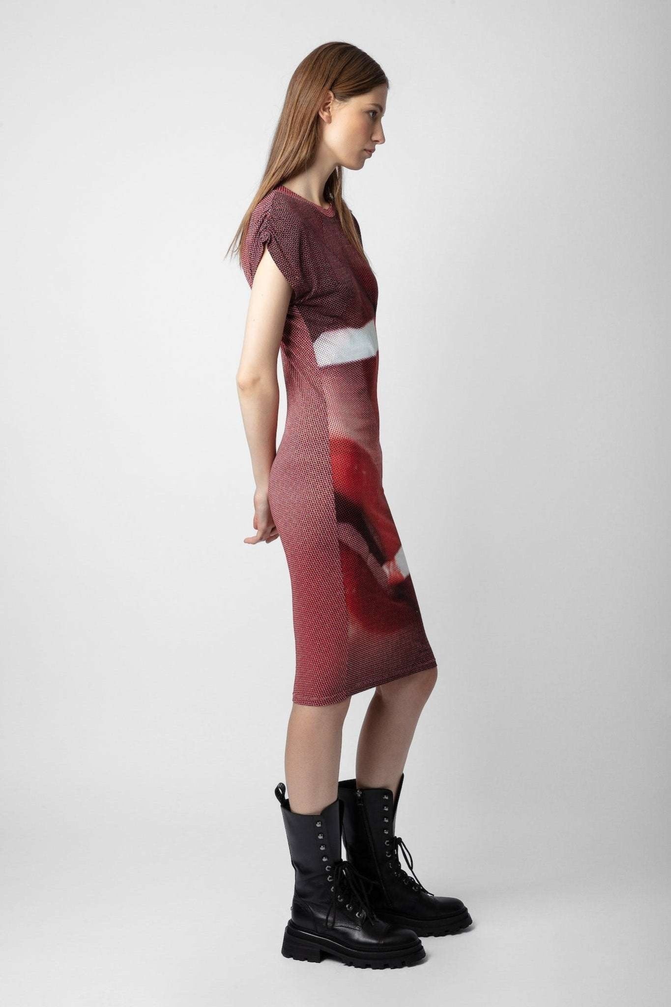 Zadig&Voltaire - Рокли - Adoni Lips Dress - Love|Labels