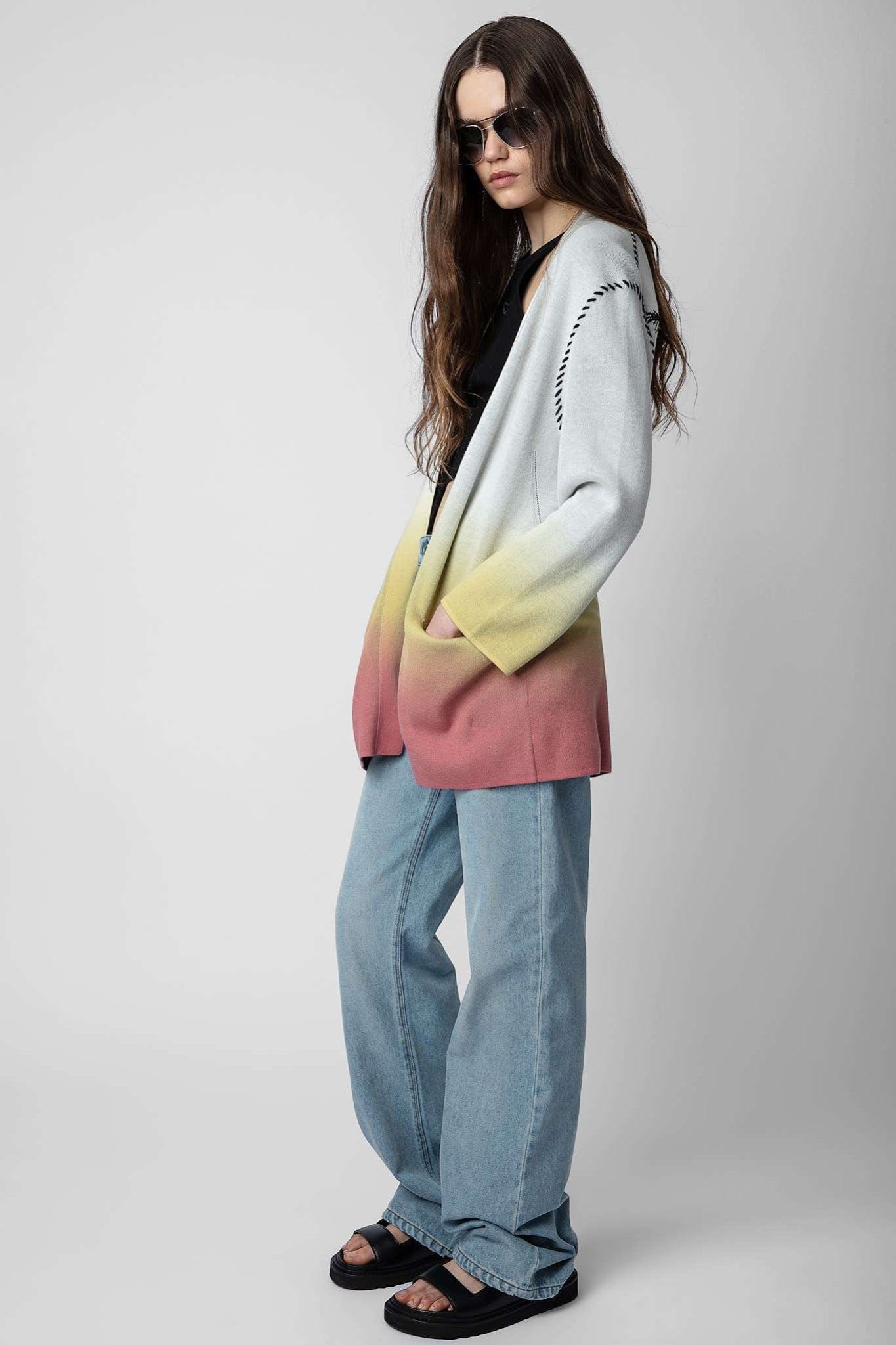 Zadig&Voltaire - Плетиво - Cardigan Multicolor Austin - Love|Labels