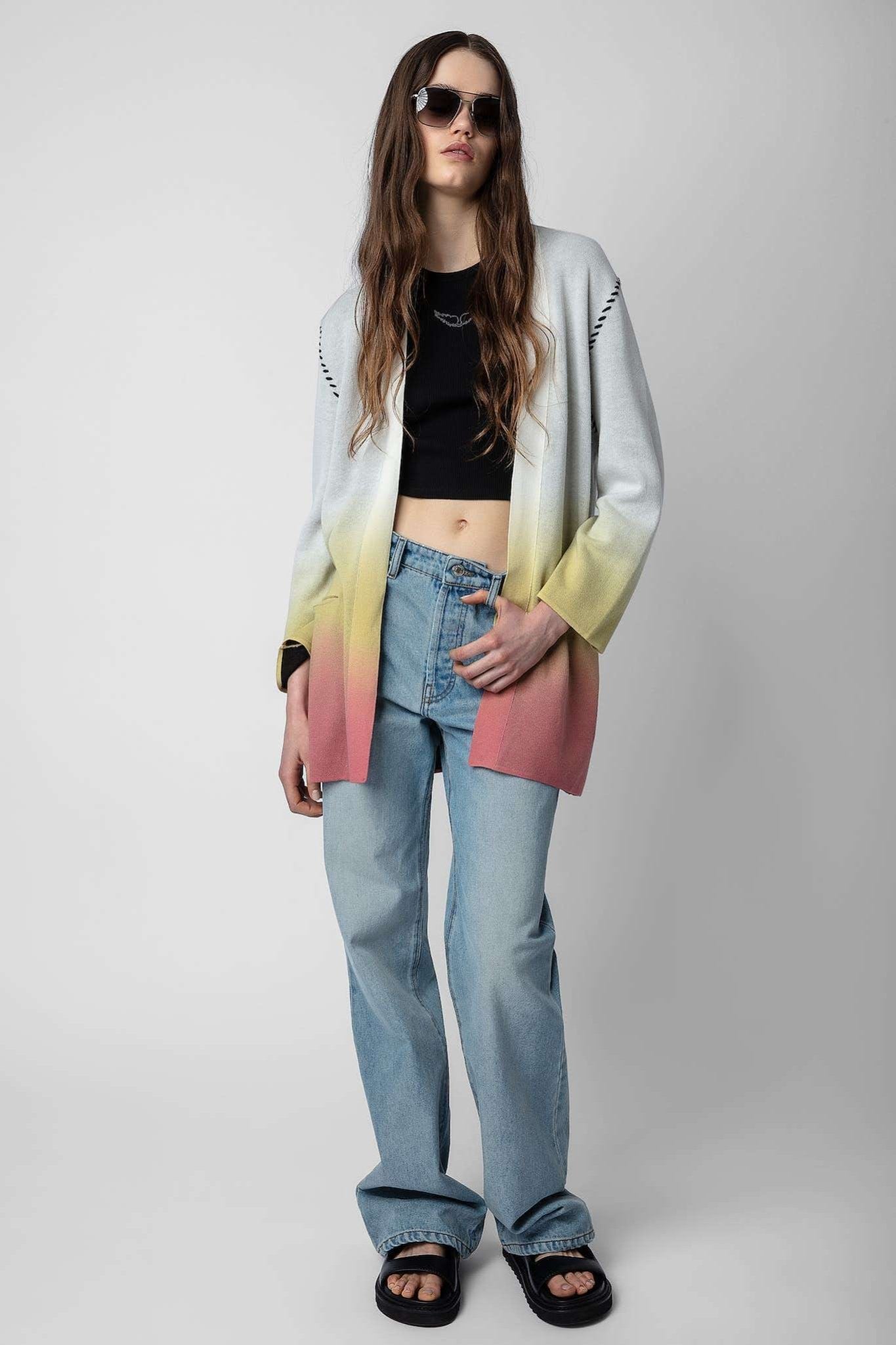 Zadig&Voltaire - Плетиво - Cardigan Multicolor Austin - Love|Labels