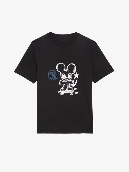 Zadig&Voltaire - Тениски - Edwin Black T-Shirt - Love|Labels