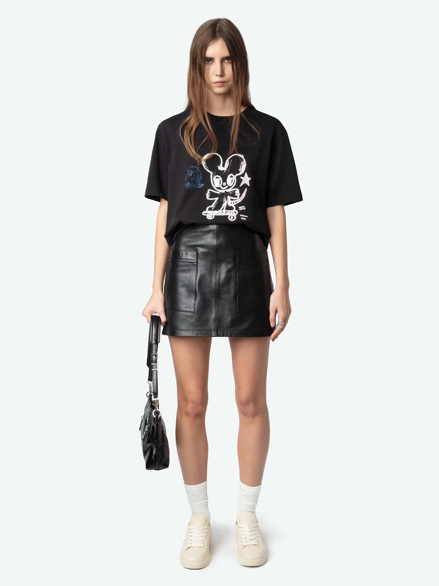 Zadig&Voltaire - Тениски - Edwin Black T-Shirt - Love|Labels
