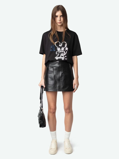 Zadig&Voltaire - Тениски - Edwin Black T-Shirt - Love|Labels