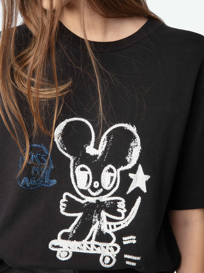 Zadig&Voltaire - Тениски - Edwin Black T-Shirt - Love|Labels